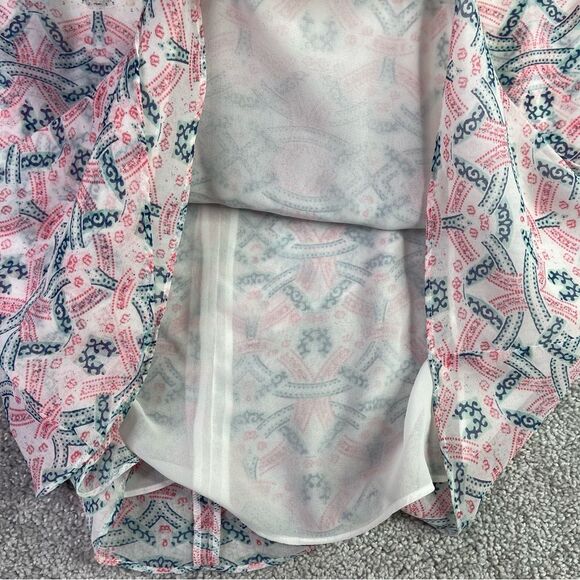 Cabi Sleeveless Top Women's Small Multicolor Mosaic Print Lightweight Lined - Picture 4 of 13